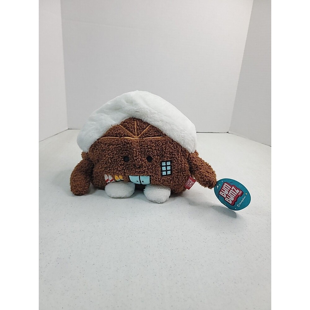 BUM BUMZ Chrissy Ski Lodge Cabin Plush 7.5" Bean Bag Stuffed Toy Russ Snow Cap